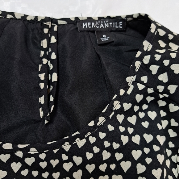J. Crew Mercantile Tulip Hem Heart Print Dress - Picture 6 of 11